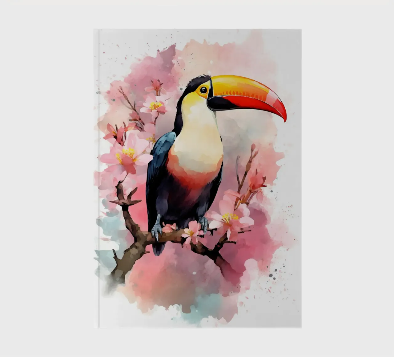 Toucan notebook by FreeArtStudio