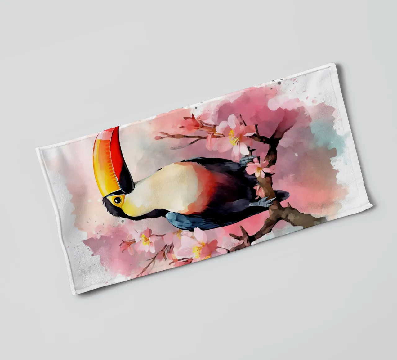 Toucan asciugamano da bagno da FreeArtStudio