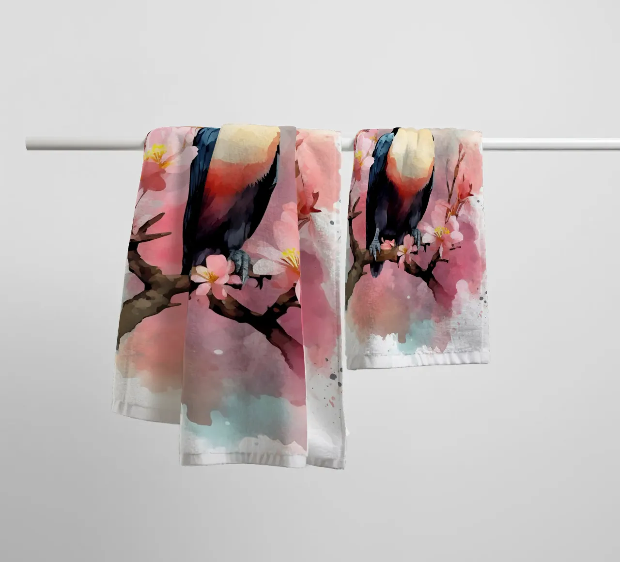 Toucan asciugamano da bagno da FreeArtStudio