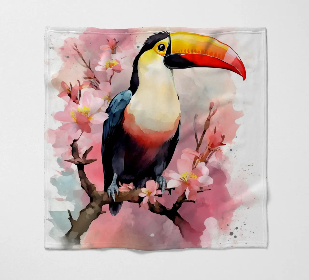 Toucan coperta in pile da FreeArtStudio
