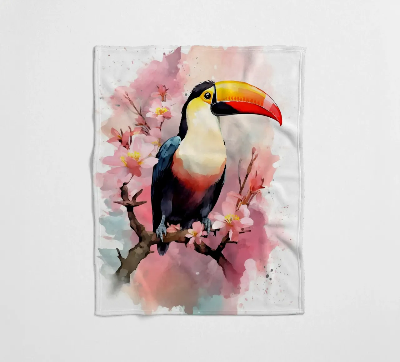 Toucan coperta in pile da FreeArtStudio