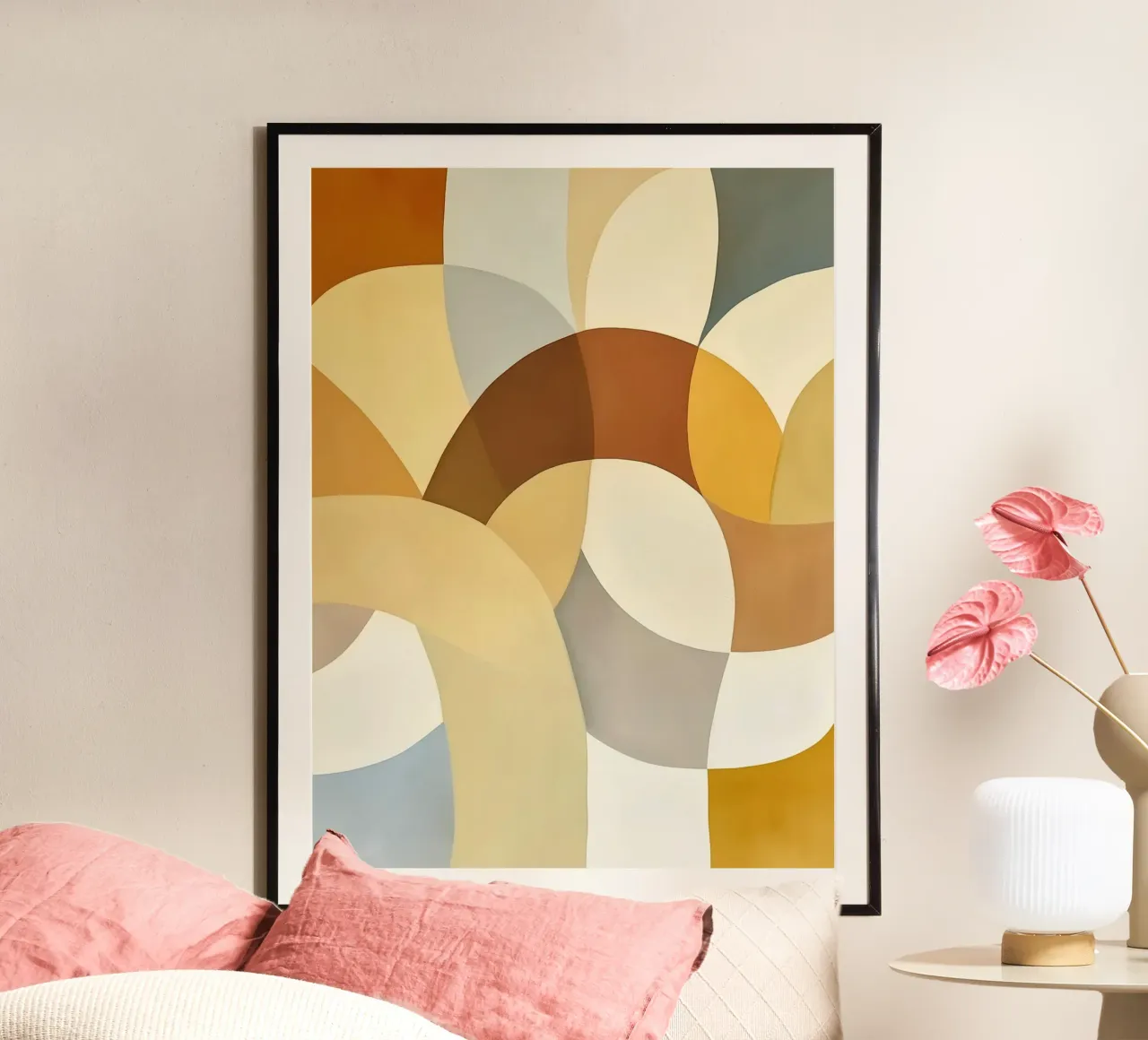 Abstracte kleuren poster van Imagine