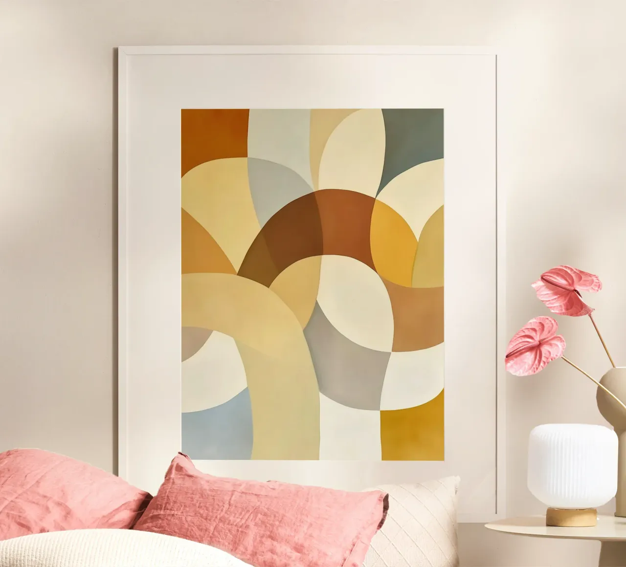 Abstracte kleuren poster van Imagine