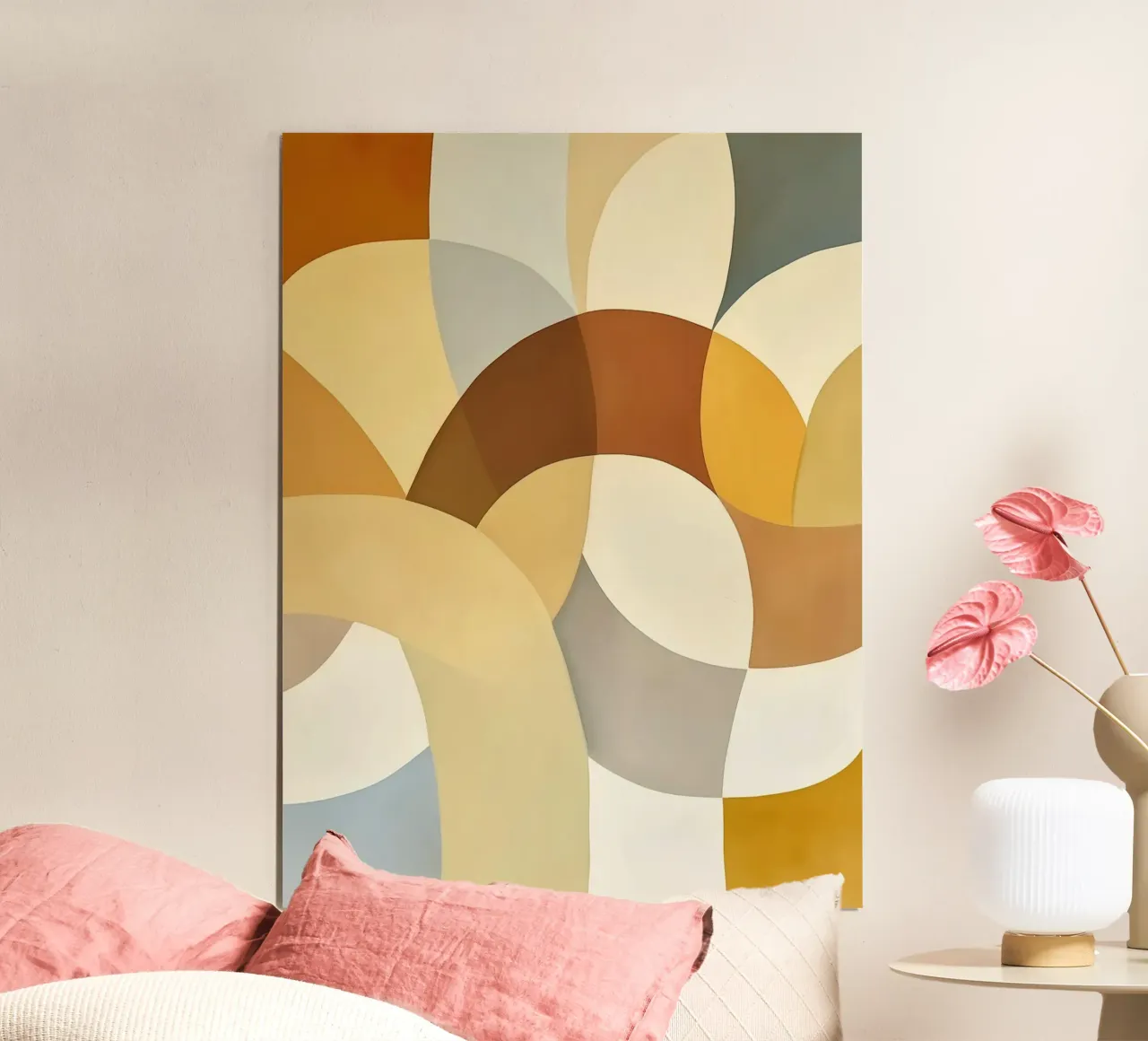 Abstracte kleuren poster van Imagine