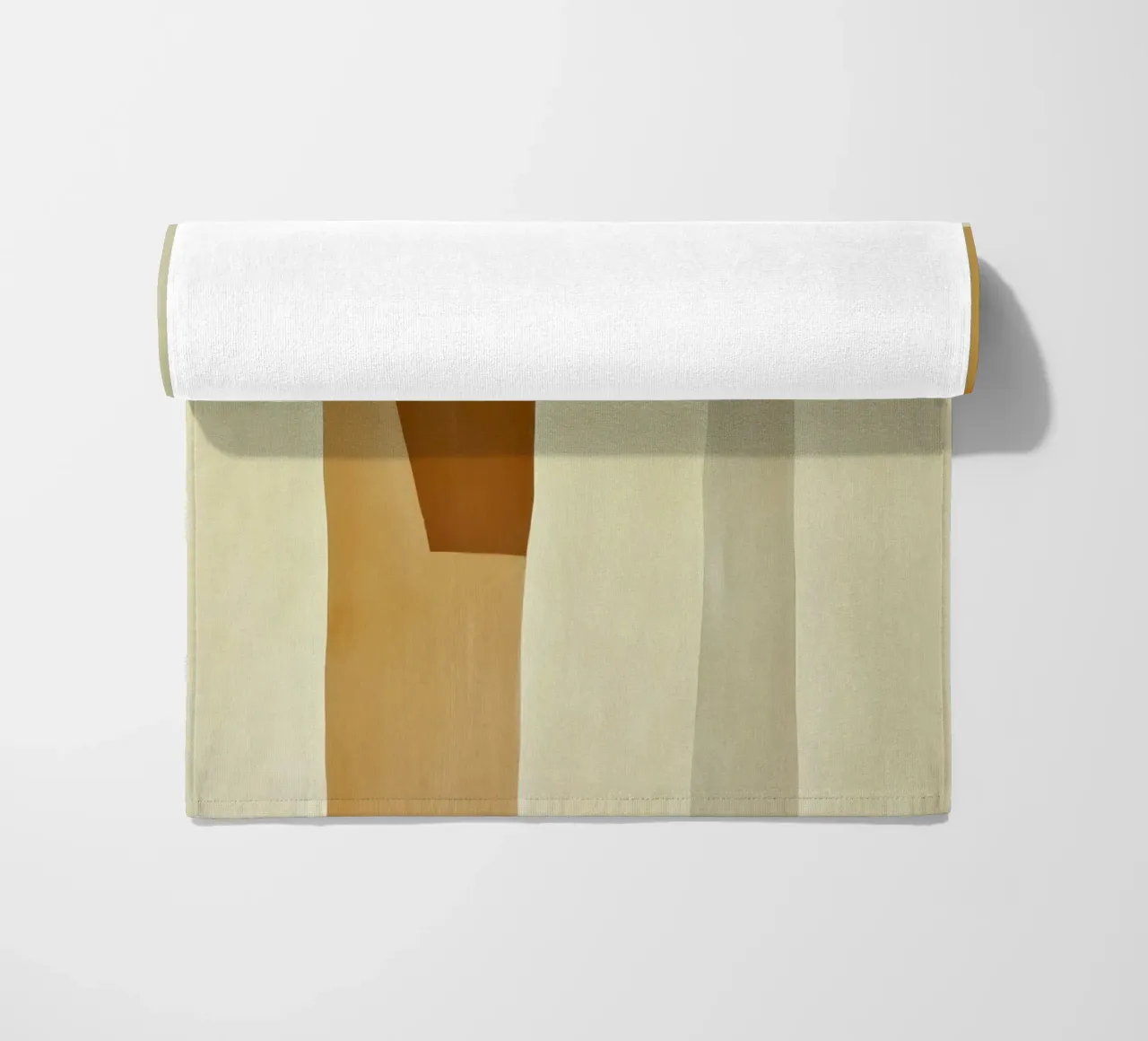 Abstract surfaces in earth tones beach towel by Imagine