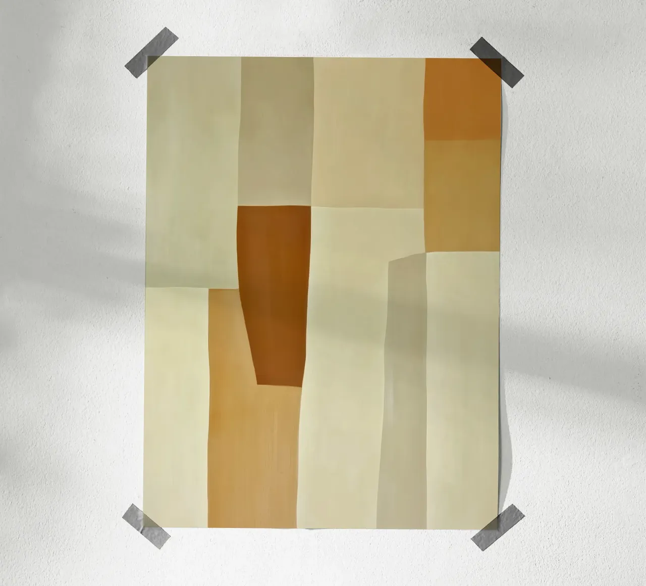 Abstract surfaces in earth tones hahnemühle by Imagine