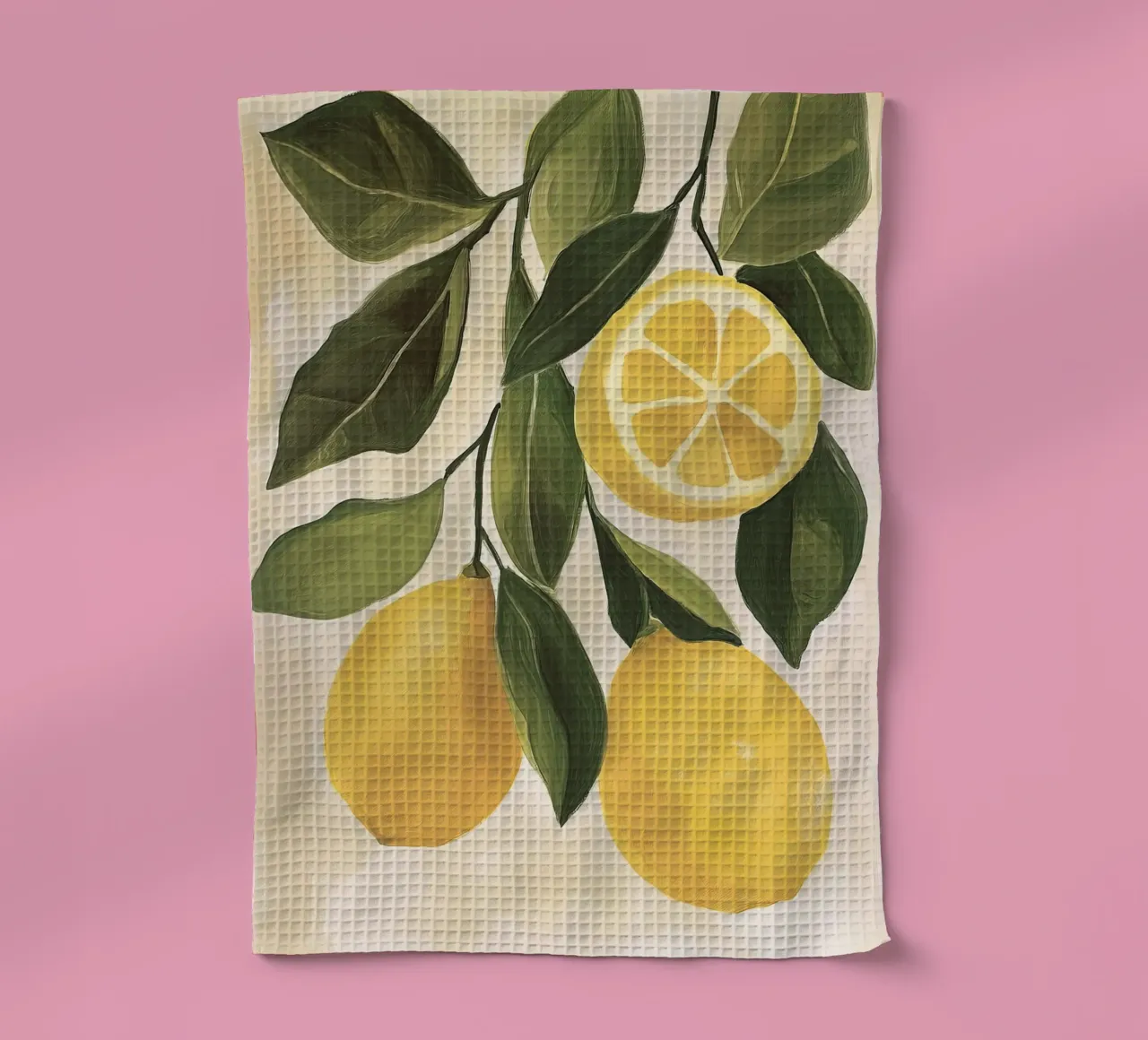 Limoni canovaccio da cucina da Imagine
