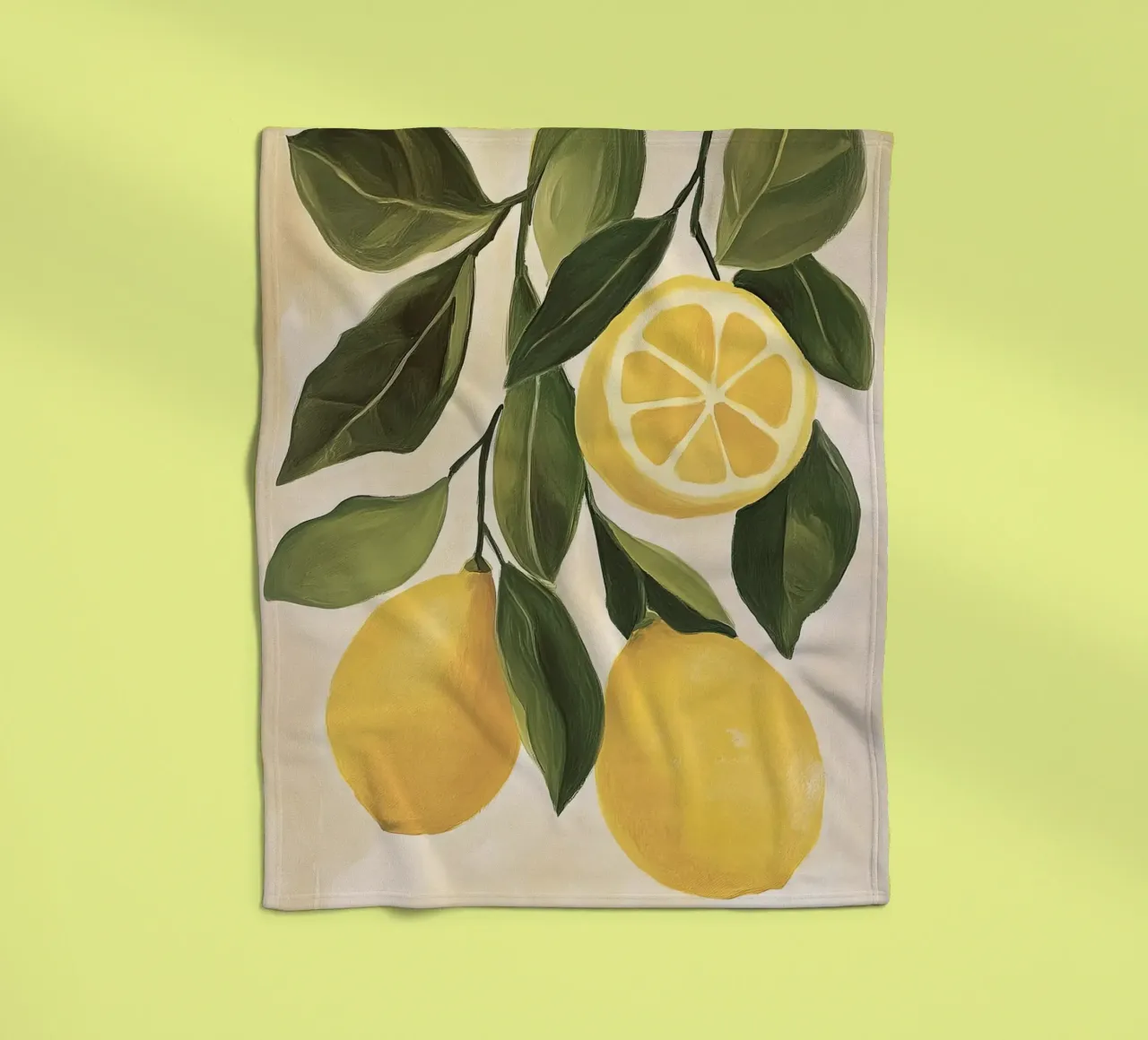 Limoni coperta in pile da Imagine