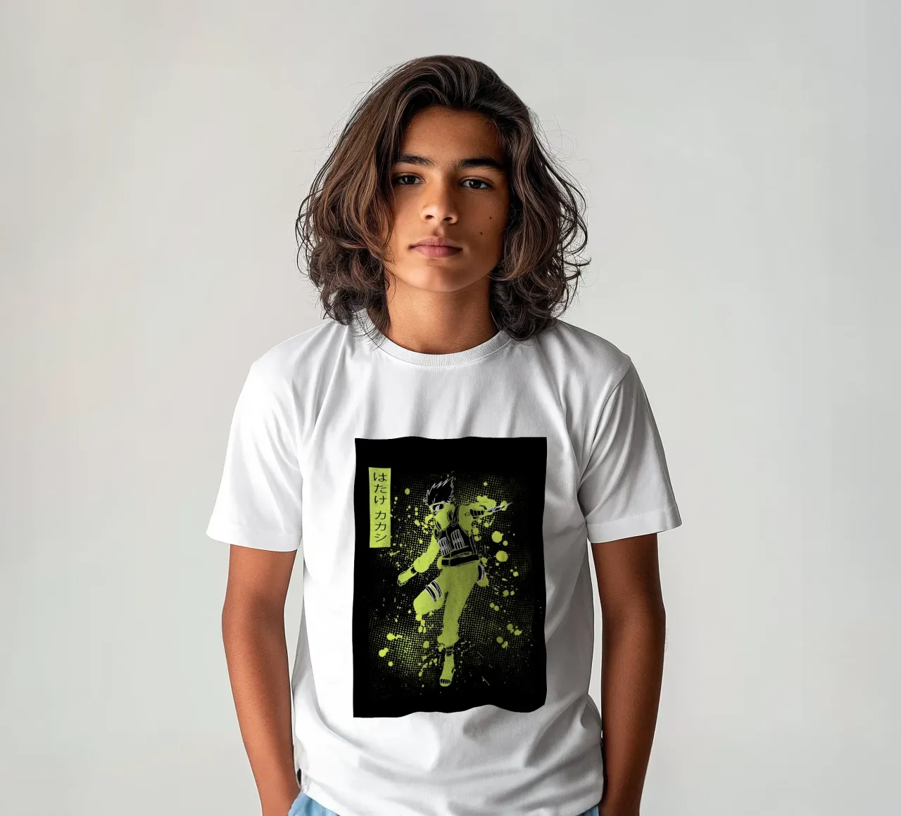 Kakashi Hatake t-shirt bambini da Neonartstudio