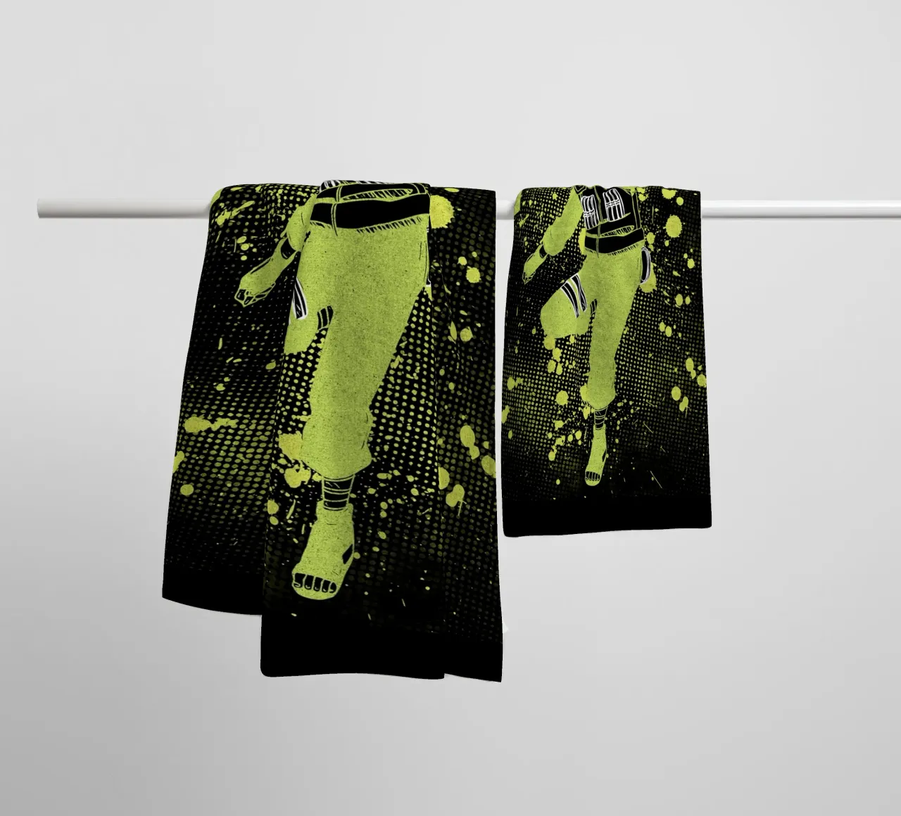 Kakashi Hatake asciugamano da bagno da Neonartstudio