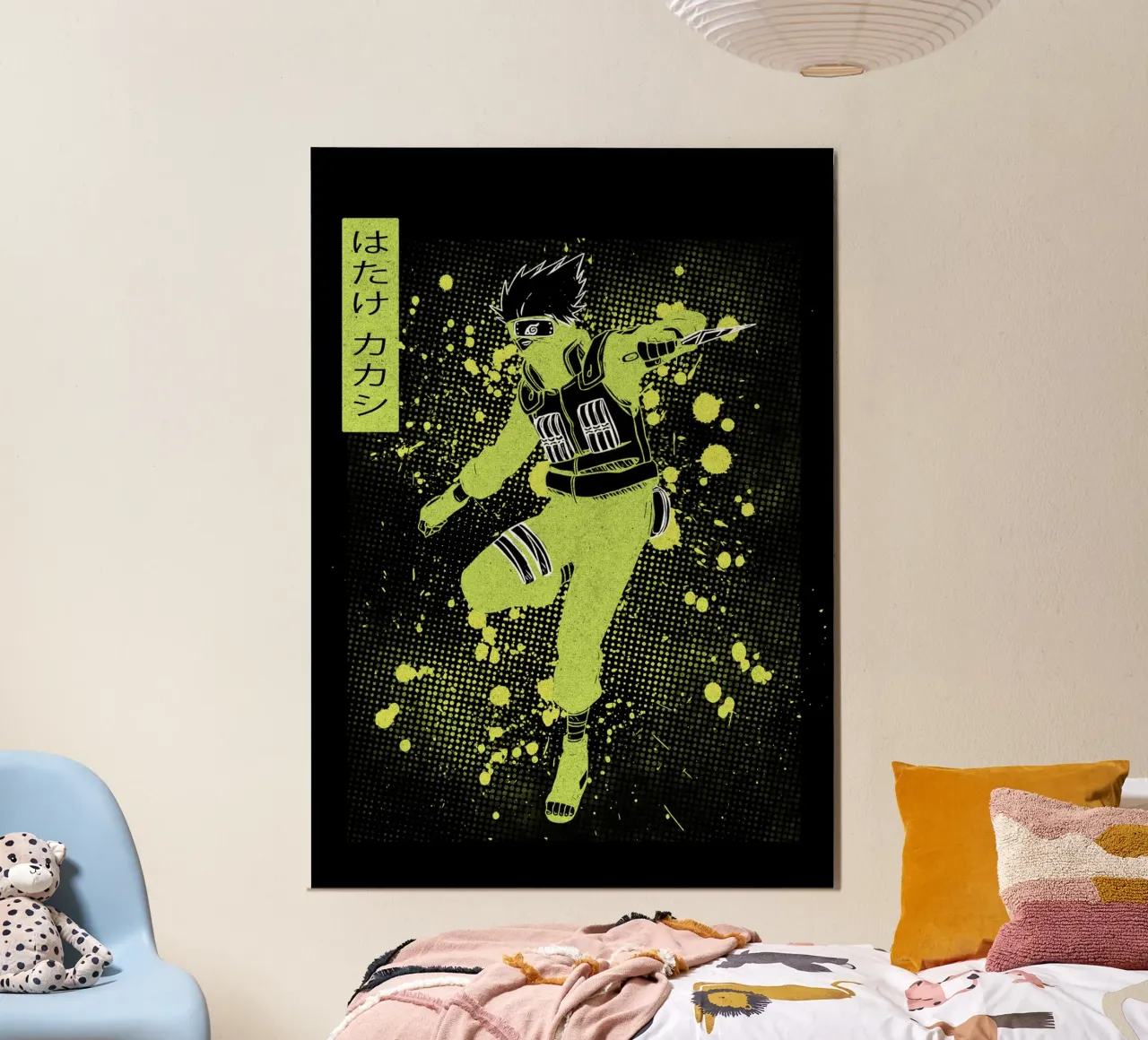 Kakashi Hatake alluminio dibond da Neonartstudio