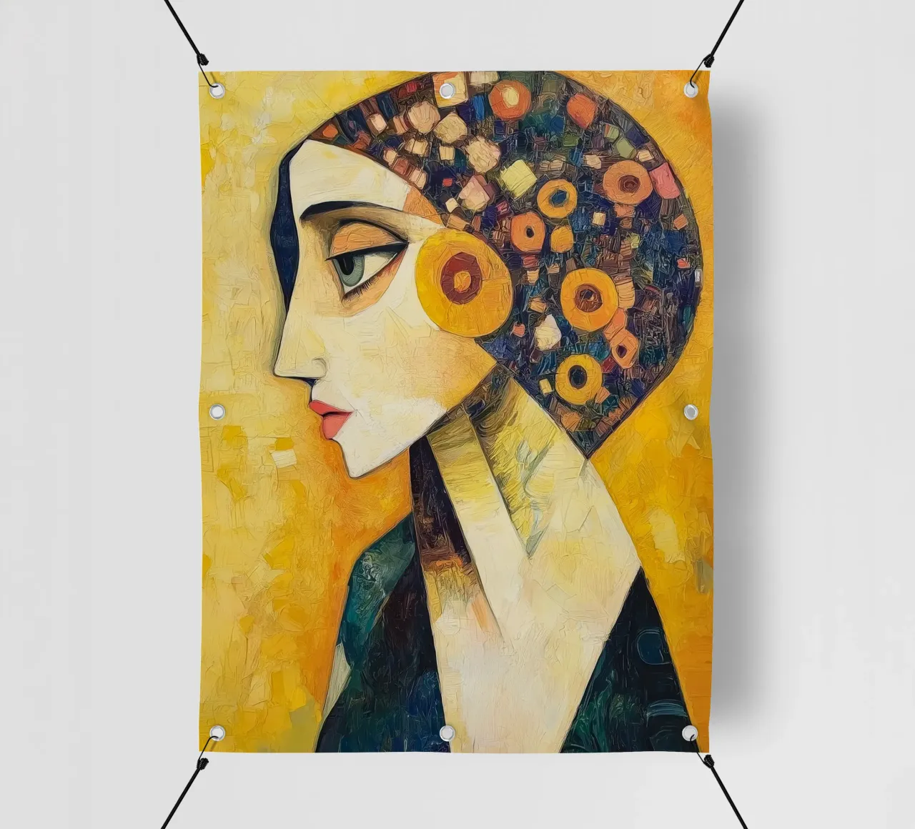 Abstract woman pvc cover by Imagine