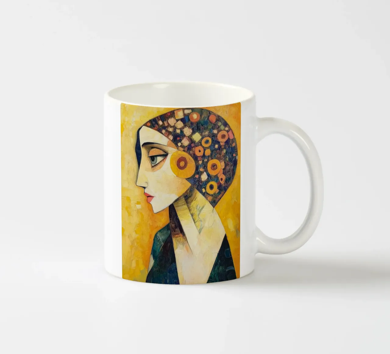 Donna astratta tazza in ceramica da Imagine
