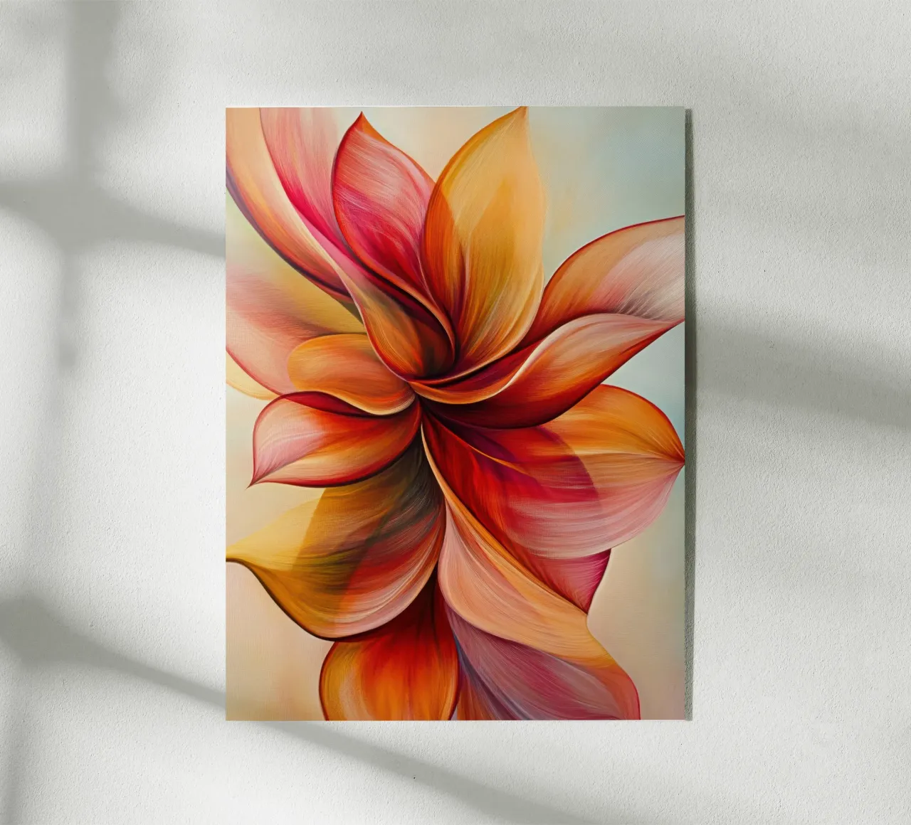 Abstract flower acrylic glass by Imagine