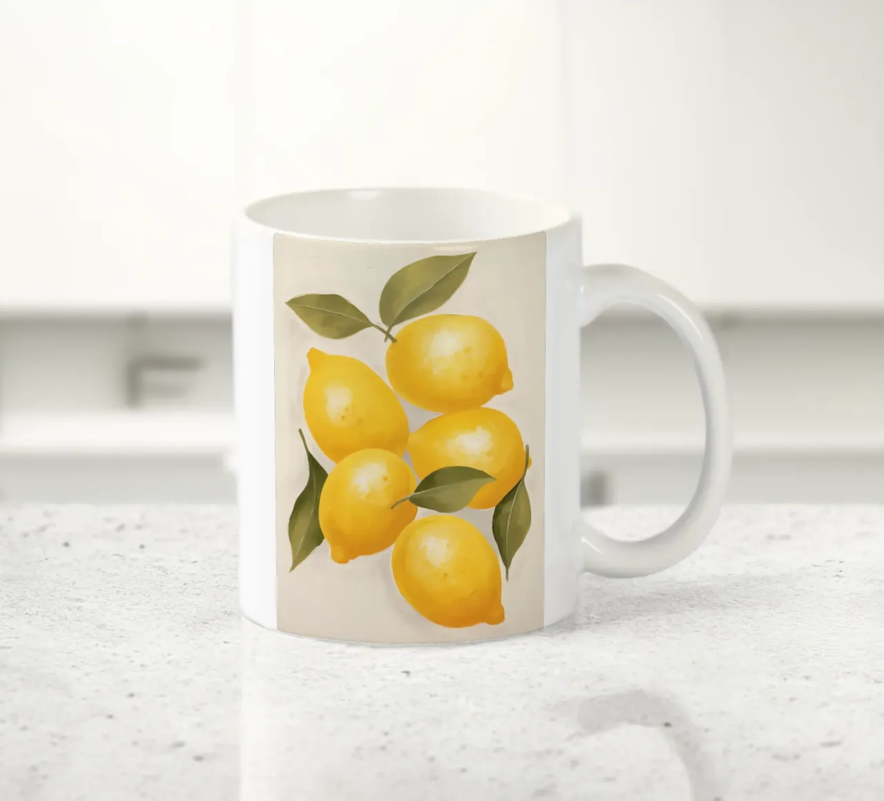 Limoni tazza in ceramica da Imagine