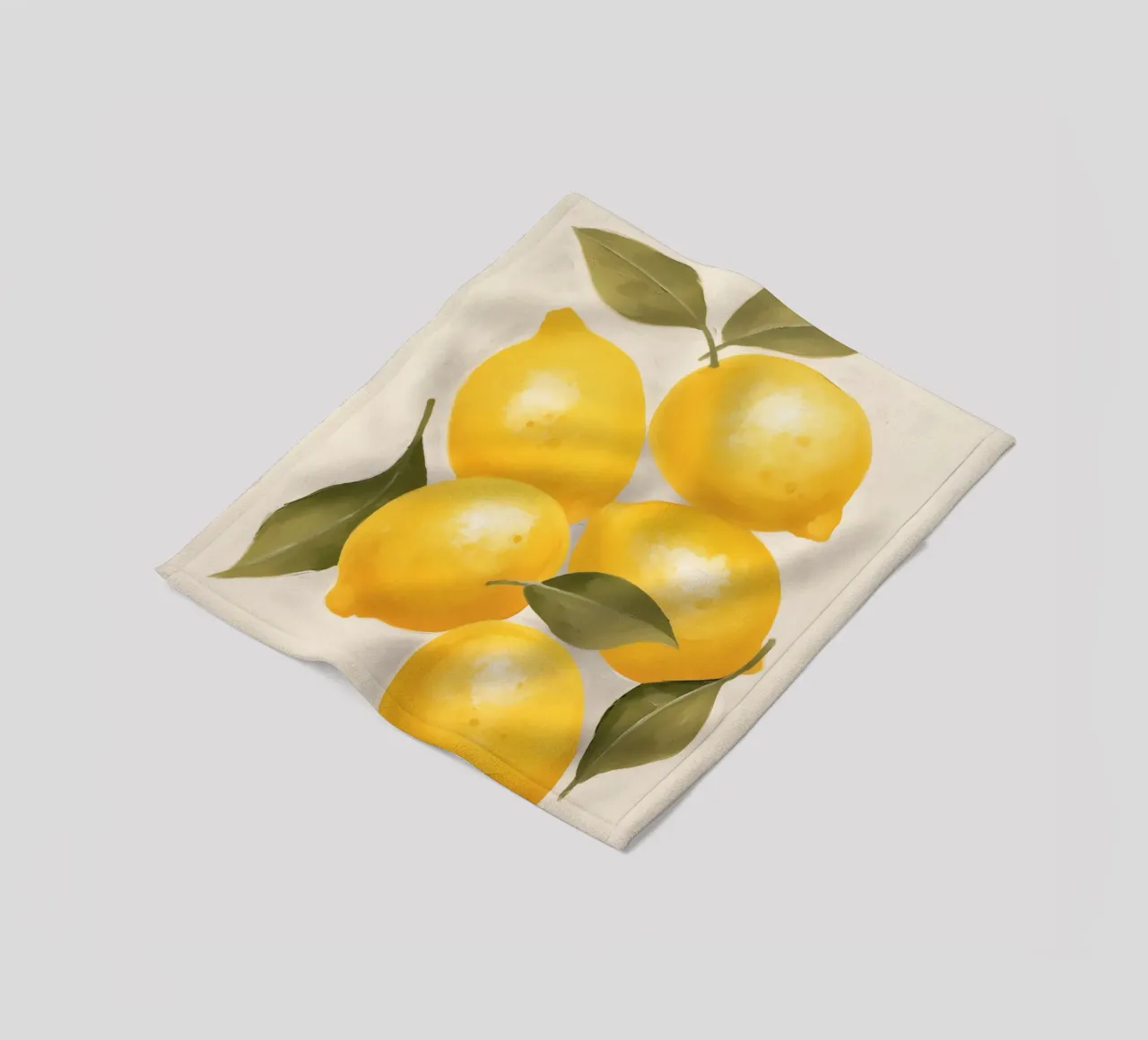 Lemons fleece blanket by Imagine