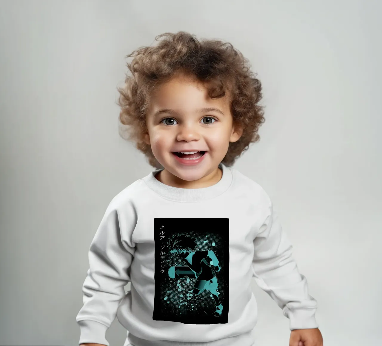 Killua Zoldyck felpa neonato da Neonartstudio