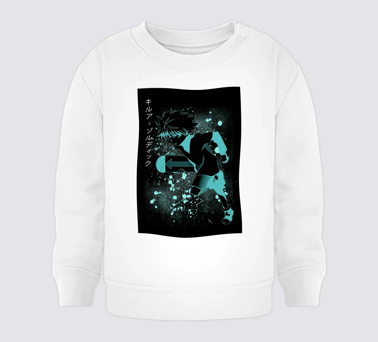 Killua Zoldyck felpa neonato da Neonartstudio