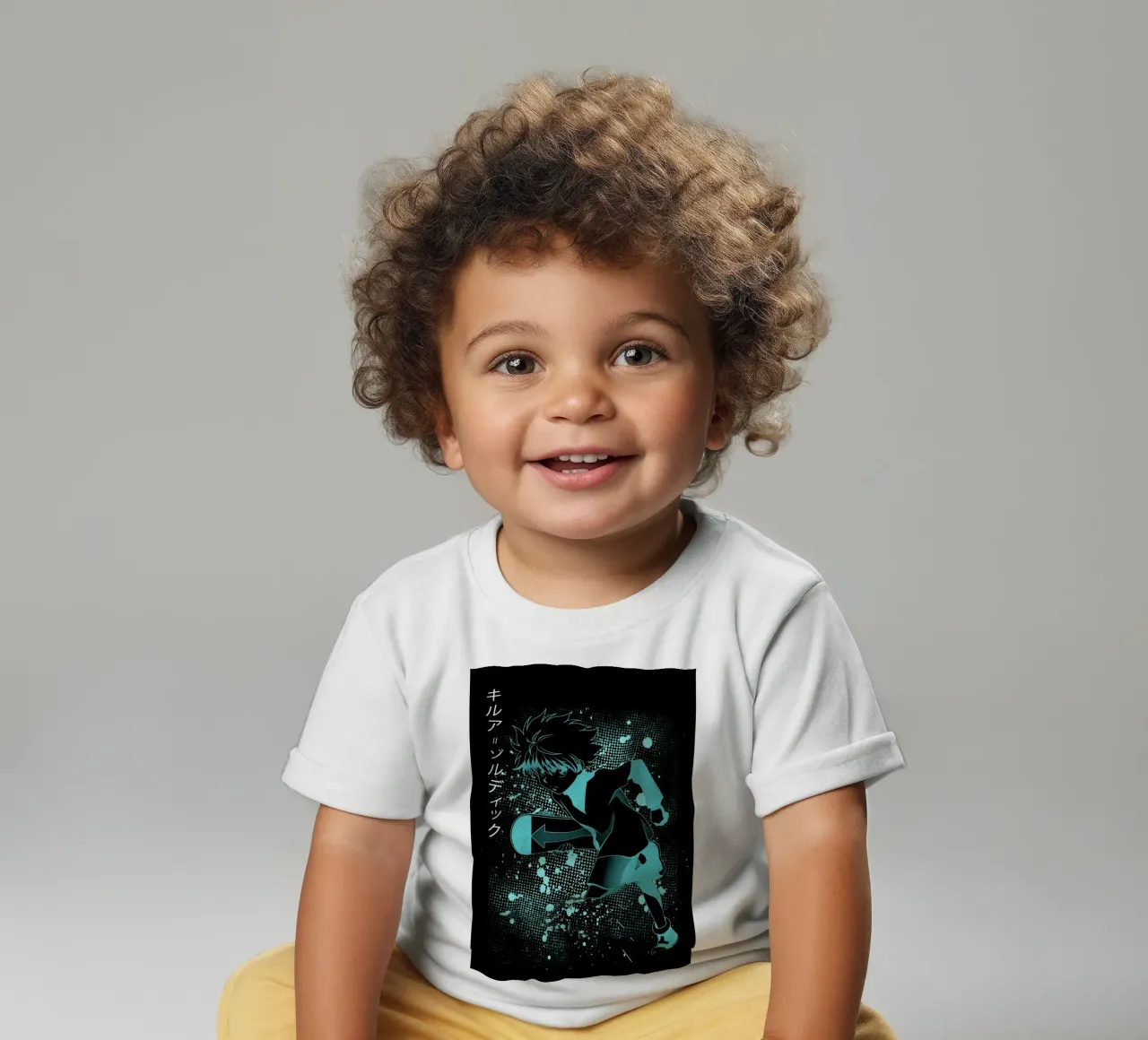 Killua Zoldyck maglietta neonato da Neonartstudio