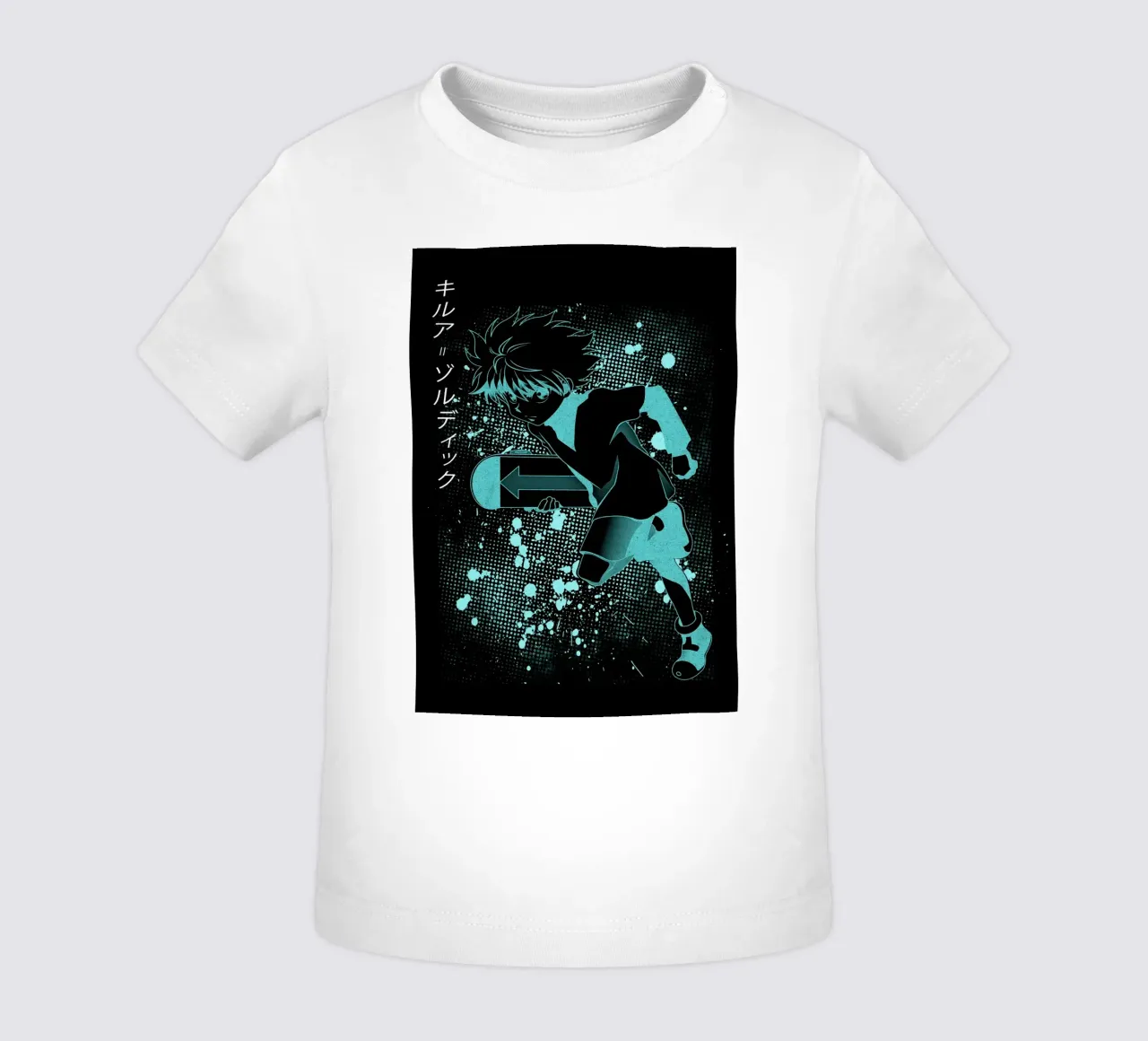 Killua Zoldyck maglietta neonato da Neonartstudio