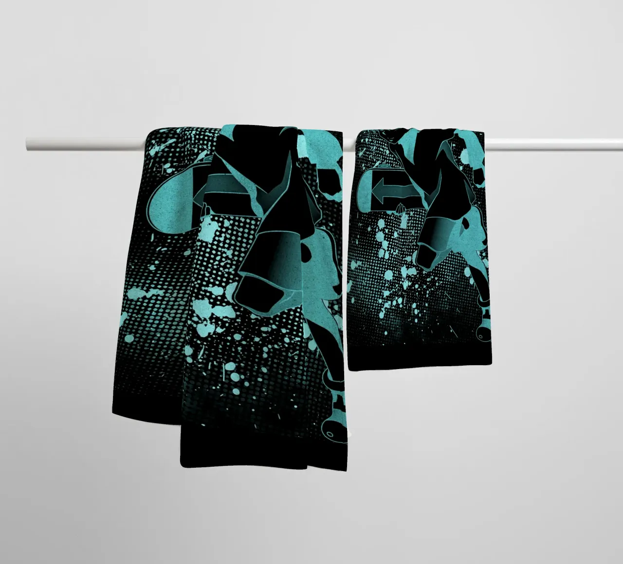 Killua Zoldyck asciugamano da bagno da Neonartstudio