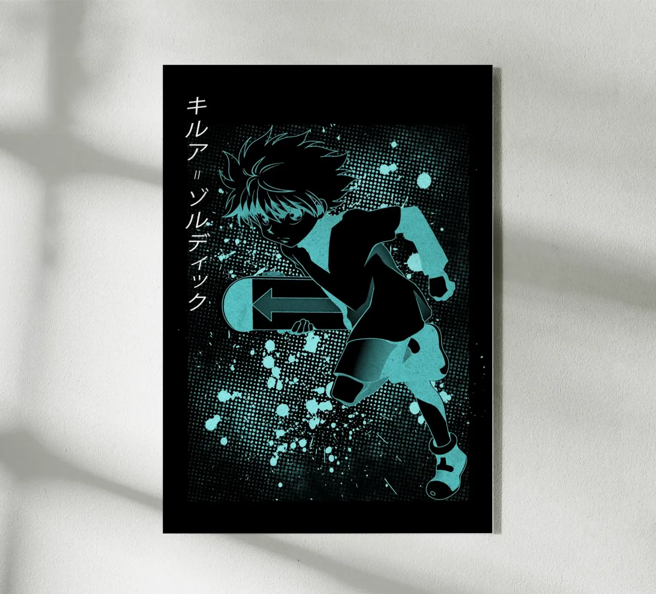 Killua Zoldyck plexiglass da Neonartstudio