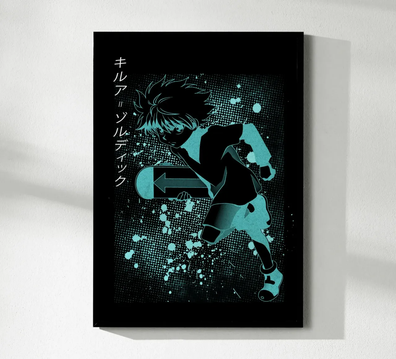 Killua Zoldyck carta hahnemühle da Neonartstudio