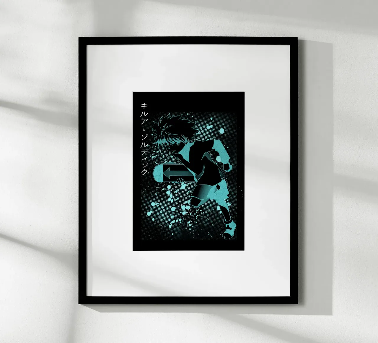 Killua Zoldyck carta hahnemühle da Neonartstudio