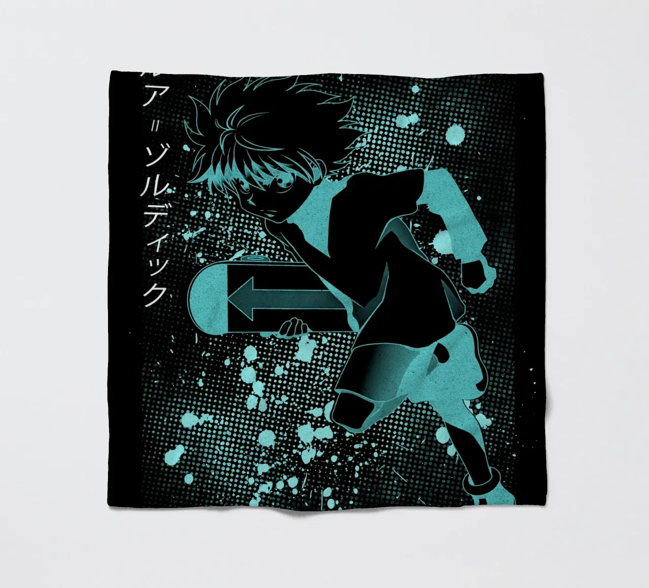 Killua Zoldyck coperta in pile da Neonartstudio