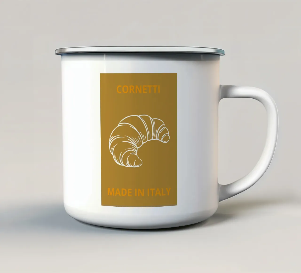 CORNETTI - MADE IN ITALY tazza in smalto da LisaArtes