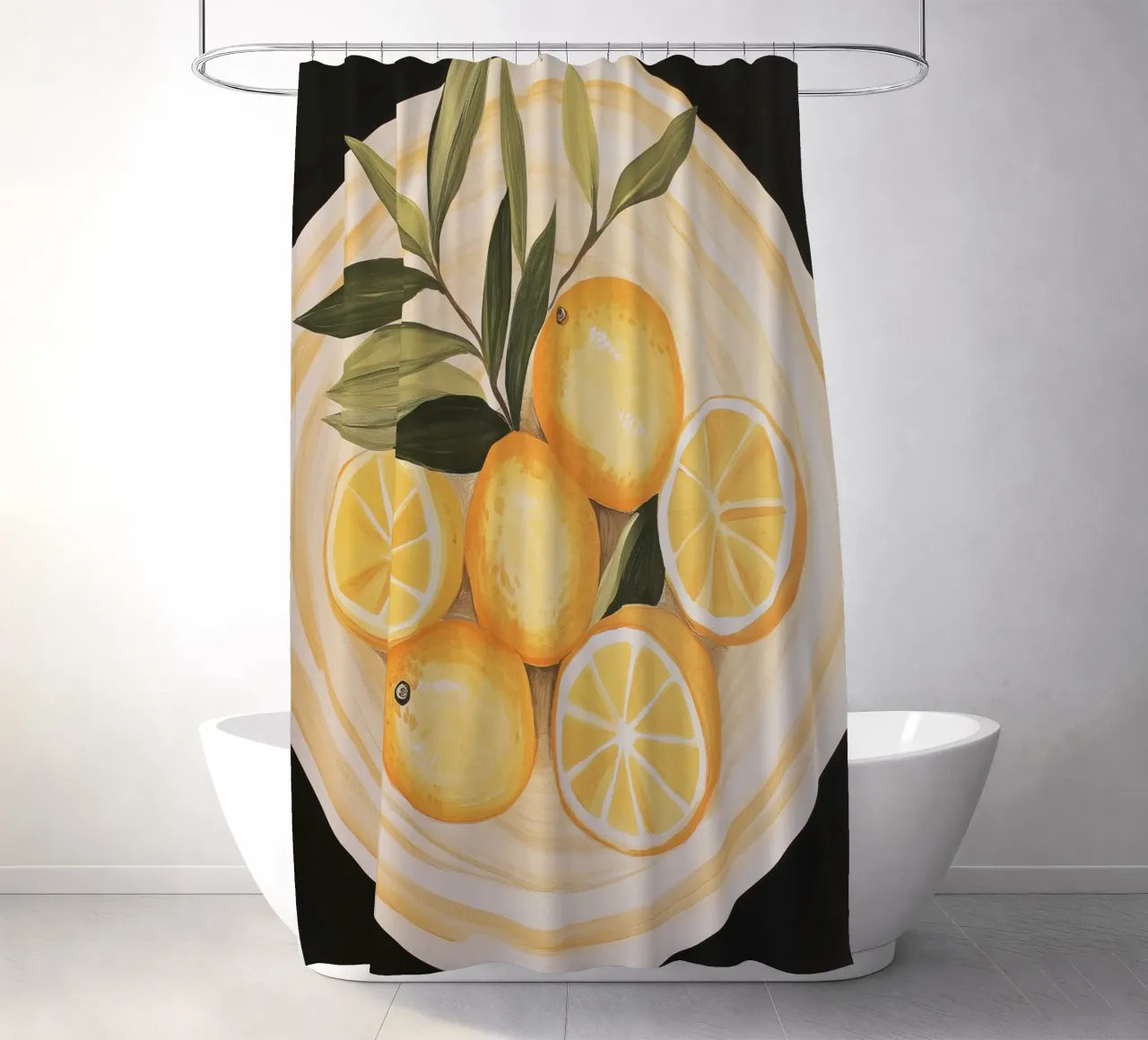 Lemons shower curtain by Imagine
