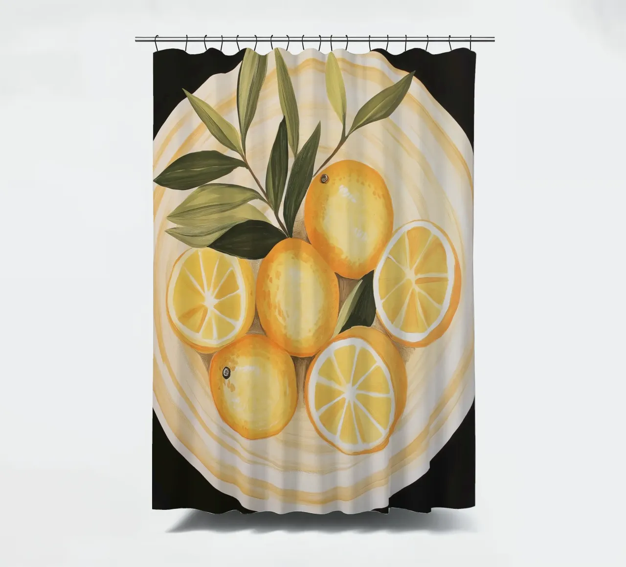 Lemons shower curtain by Imagine
