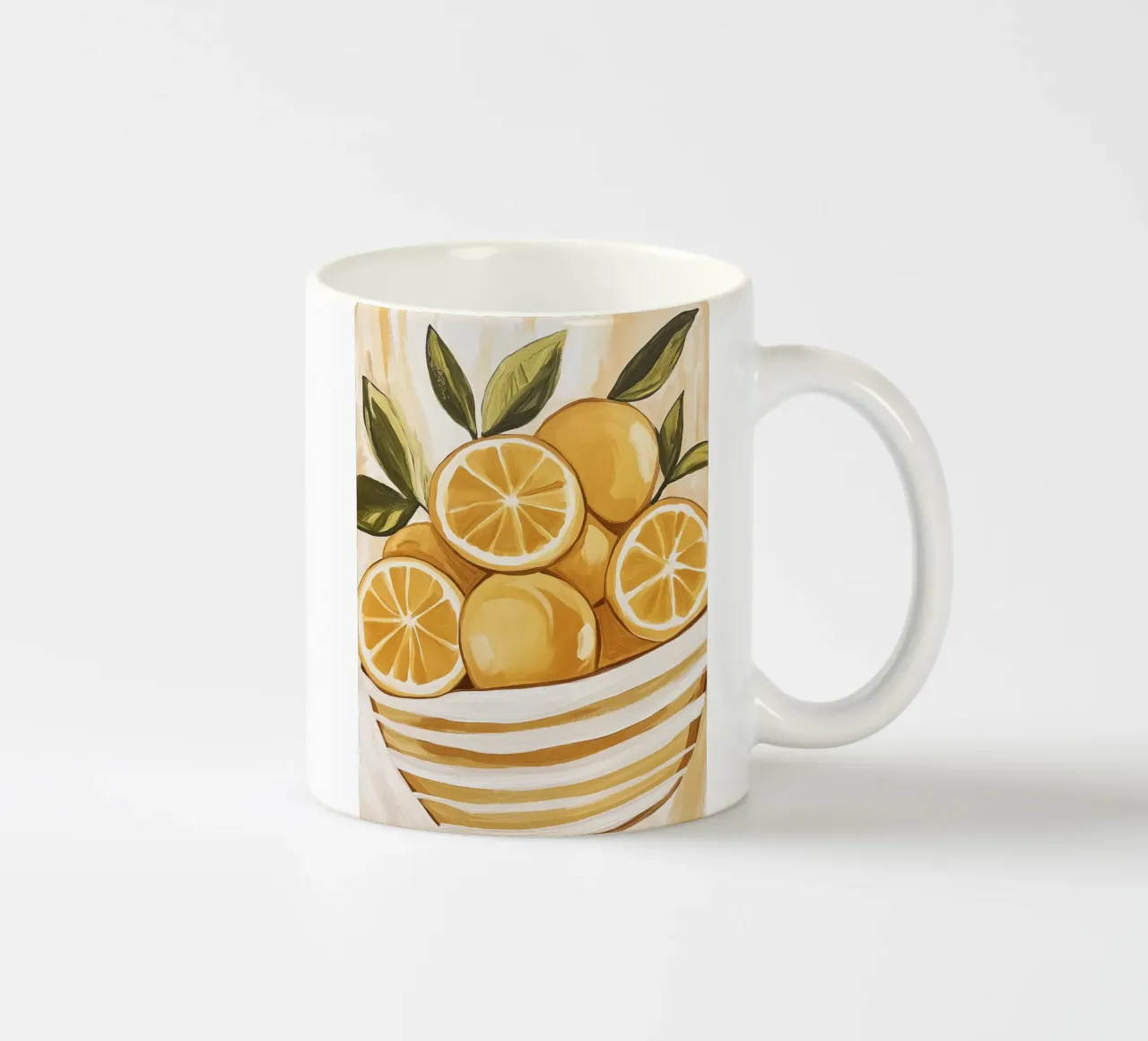 Limoni tazza in ceramica da Imagine