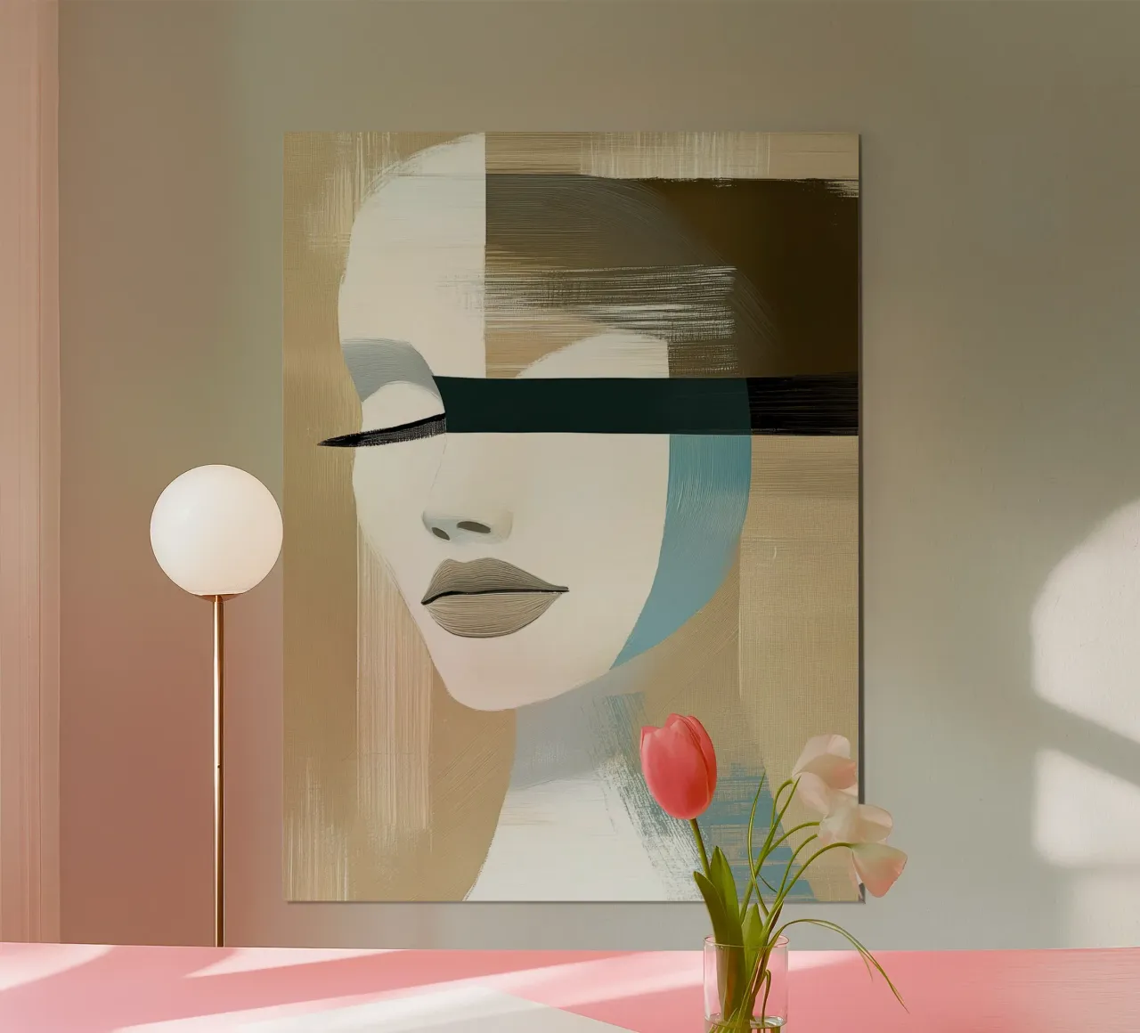 Frau abstrakt Hahnemühle von Imagine