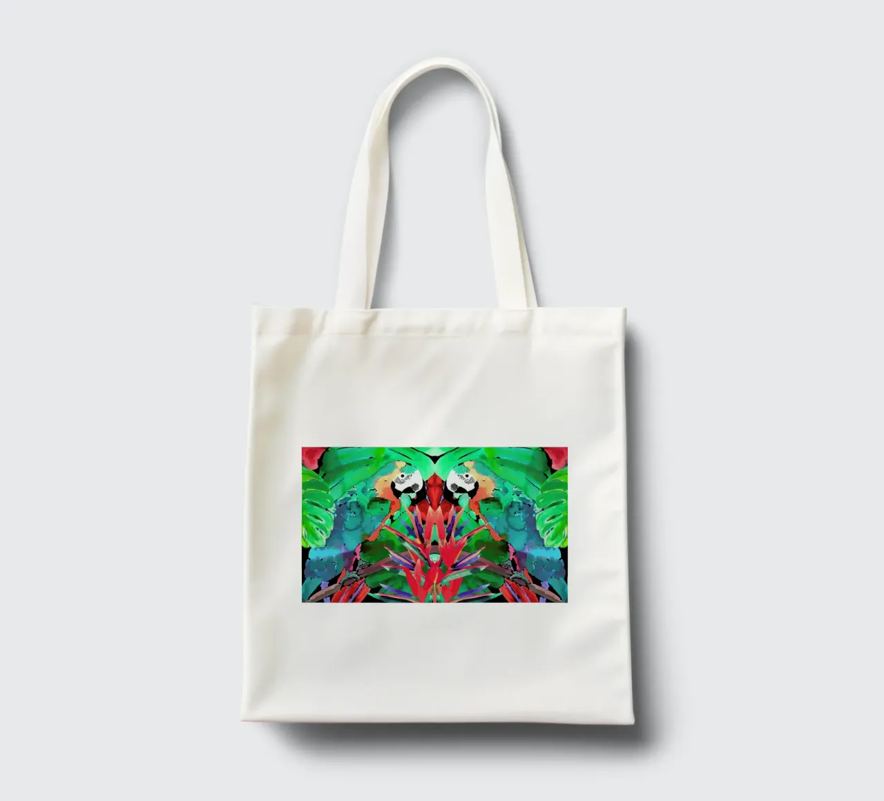 Parrot borsa in juta da Amy Sia