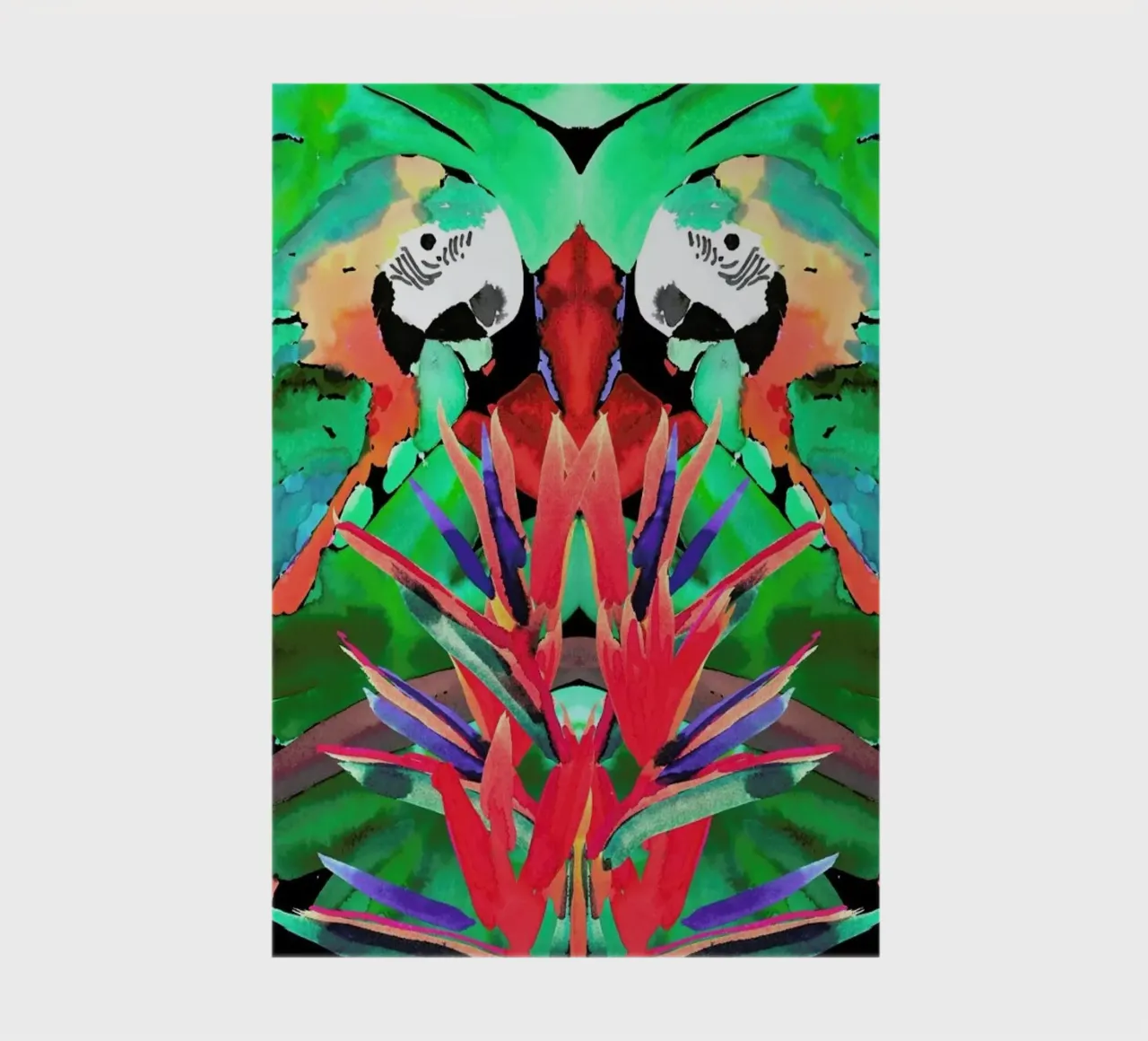Parrot notebook by Amy Sia