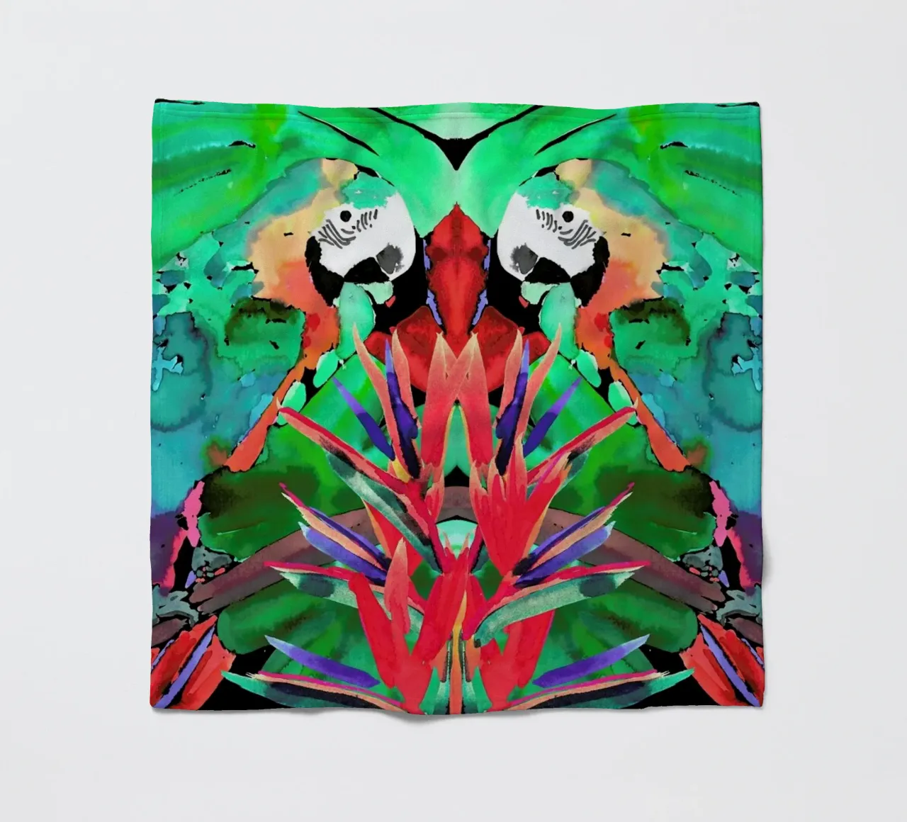 Parrot Fleecedecke von Amy Sia