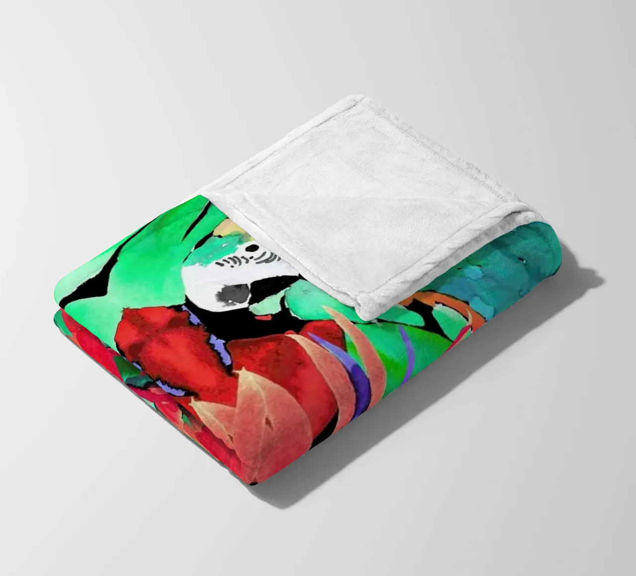 Parrot Fleecedecke von Amy Sia