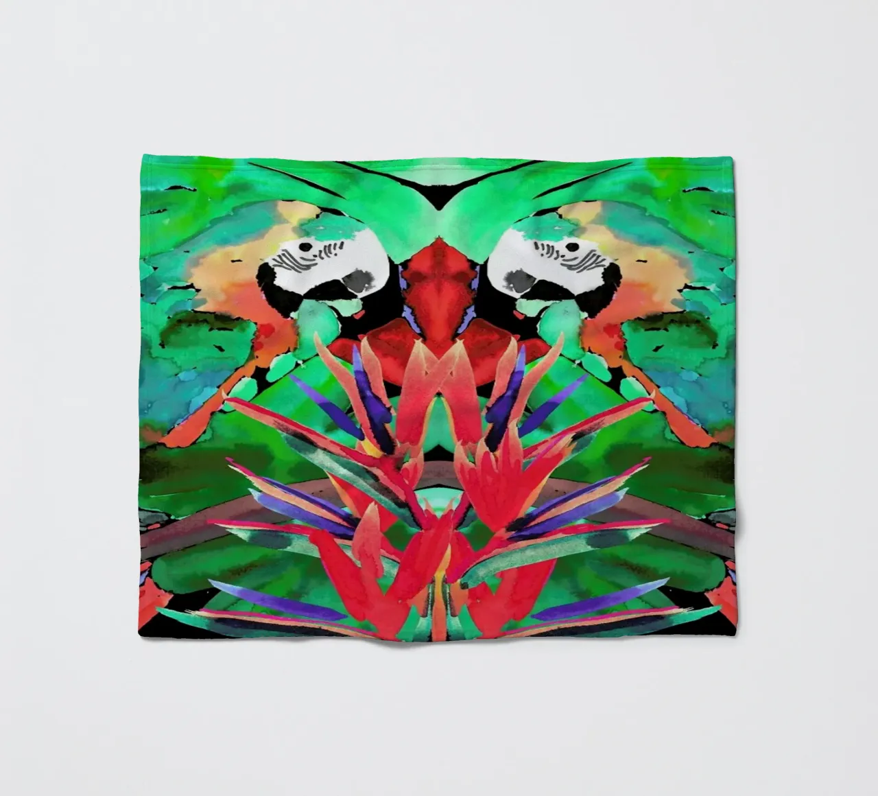 Parrot Fleecedecke von Amy Sia