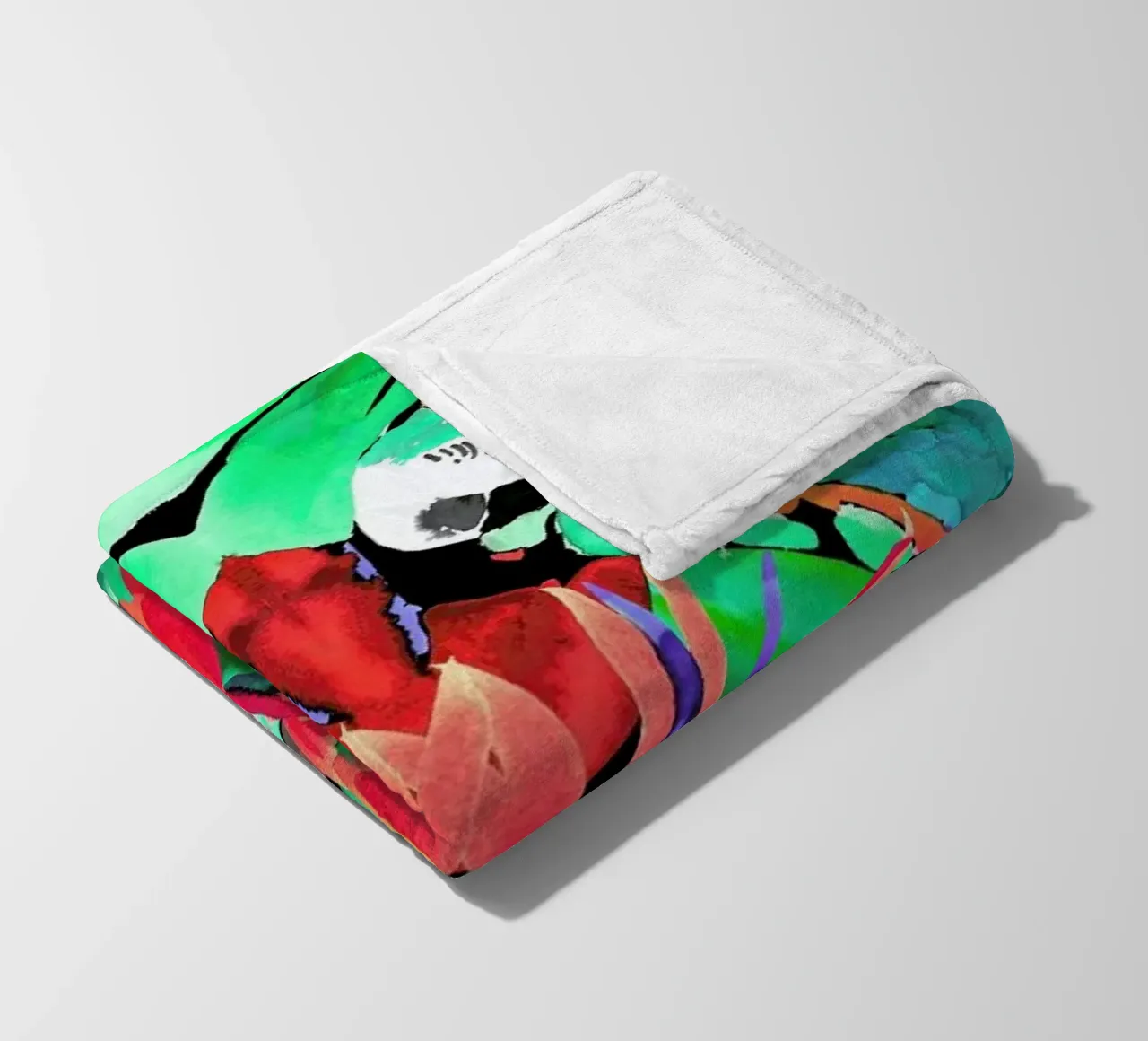 Parrot Fleecedecke von Amy Sia
