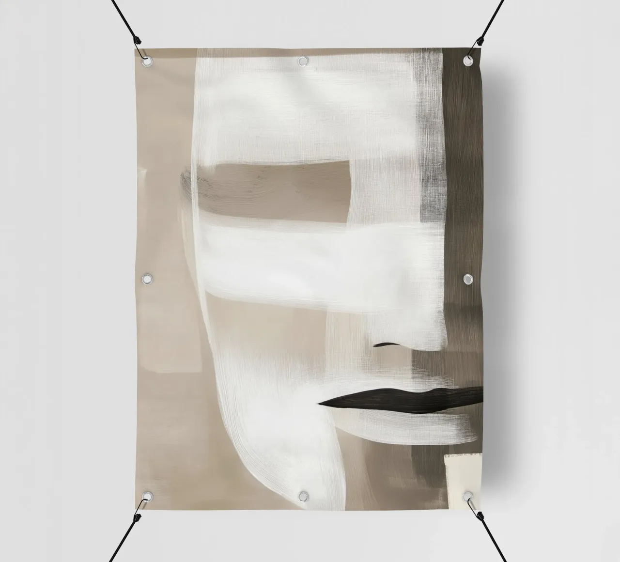Abstract face pvc cover by Imagine