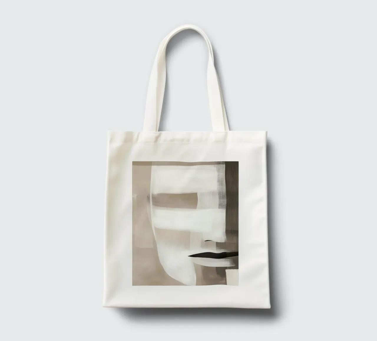 Abstract face tote bag by Imagine