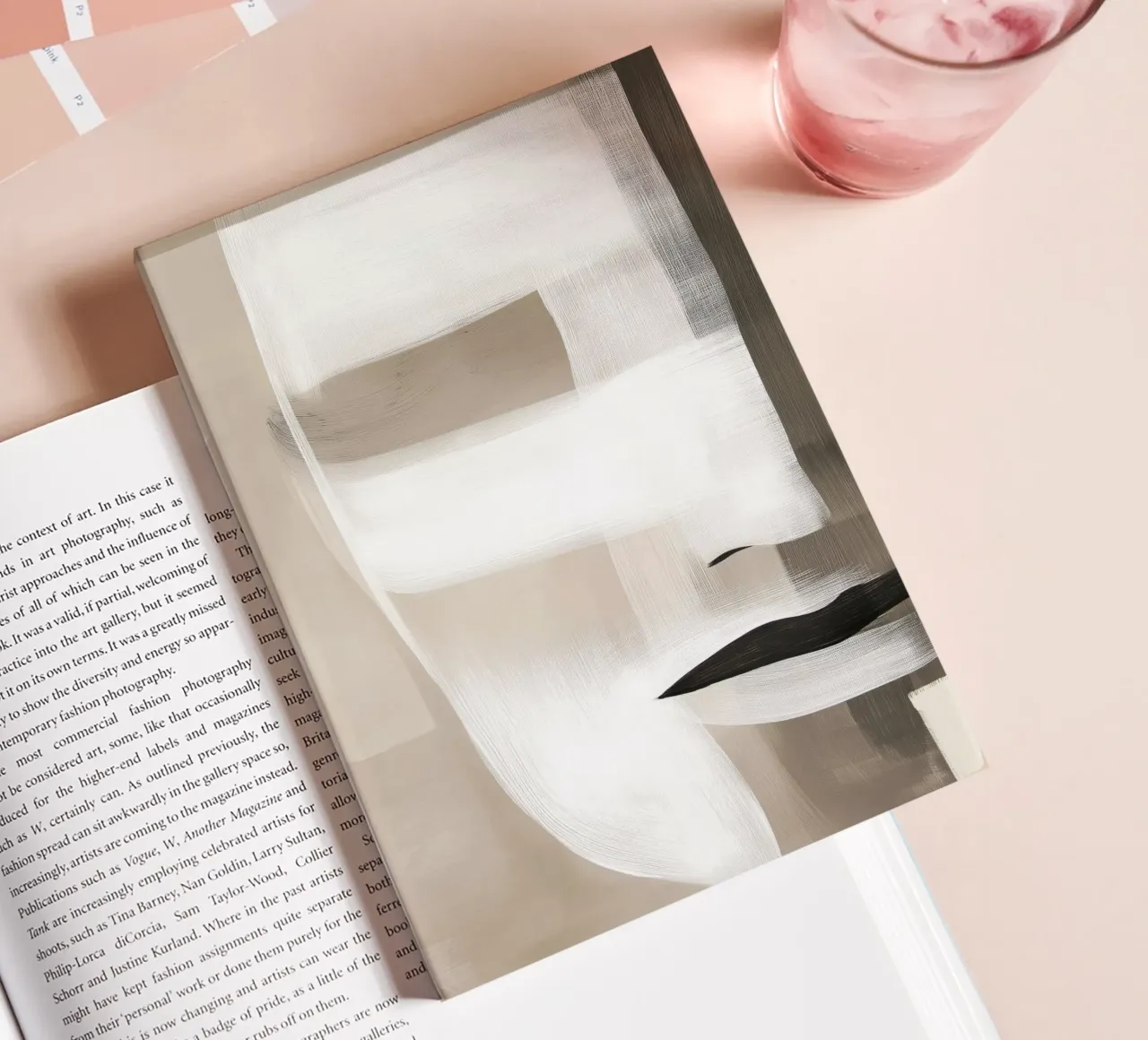 Abstract face notebook by Imagine
