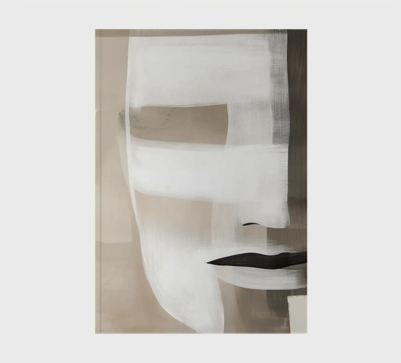 Abstract face notebook by Imagine