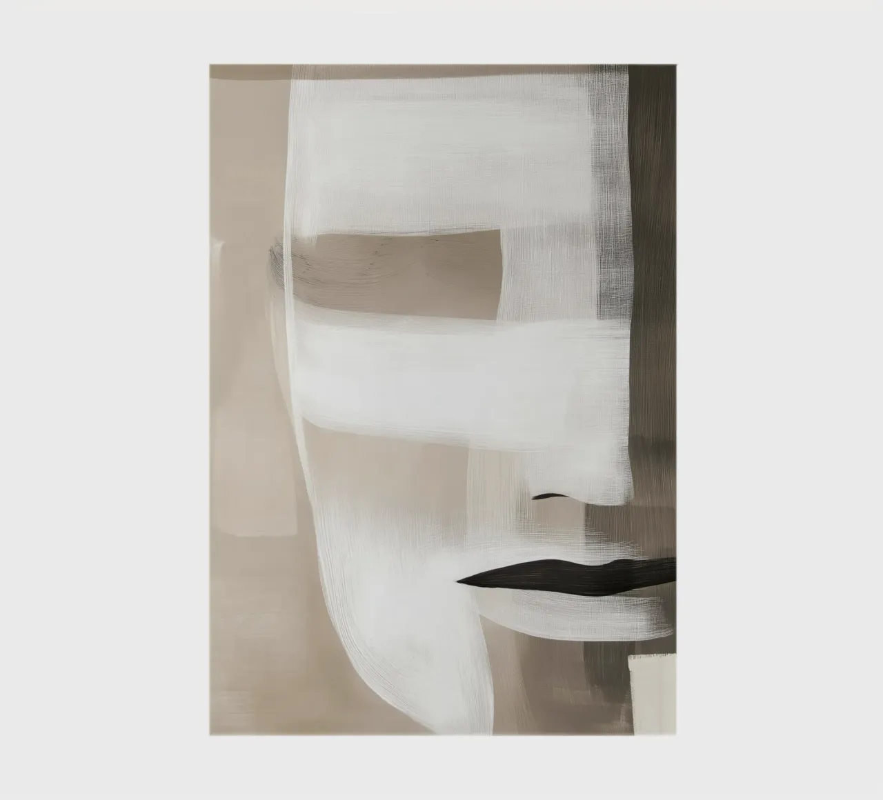 Abstract face notebook by Imagine