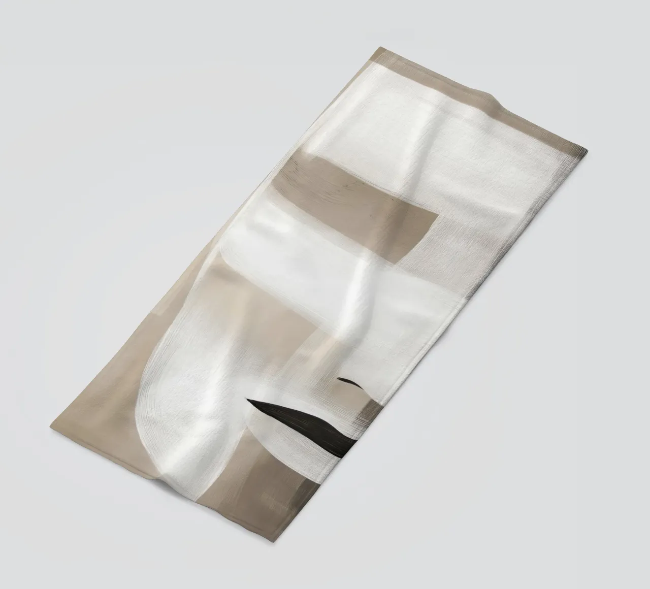 Abstract face beach towel by Imagine
