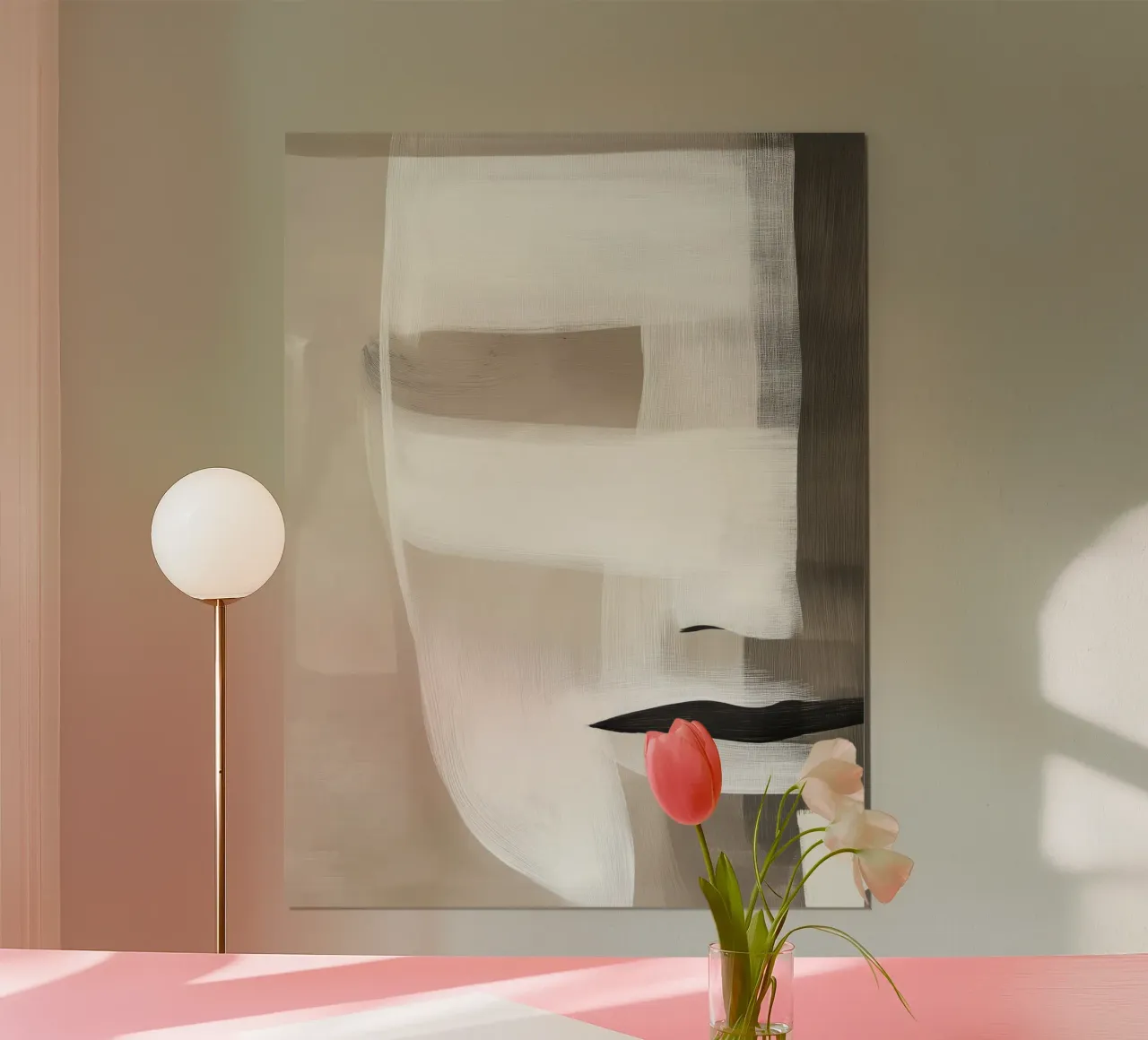 Abstract face hahnemühle by Imagine