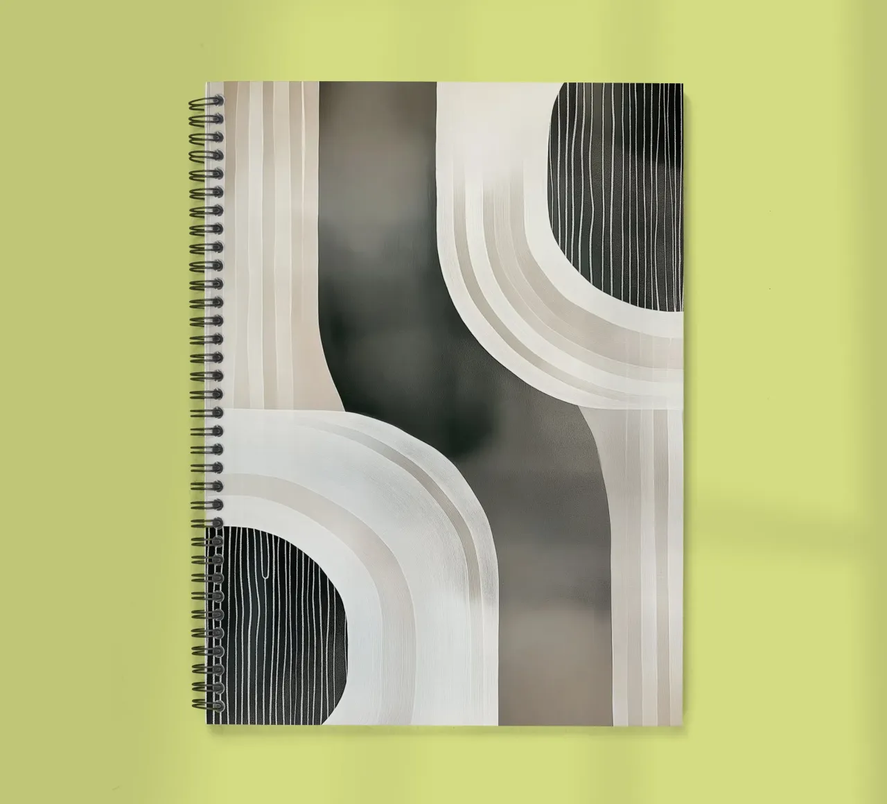 Abstract Bohemian spiral notebook by Imagine