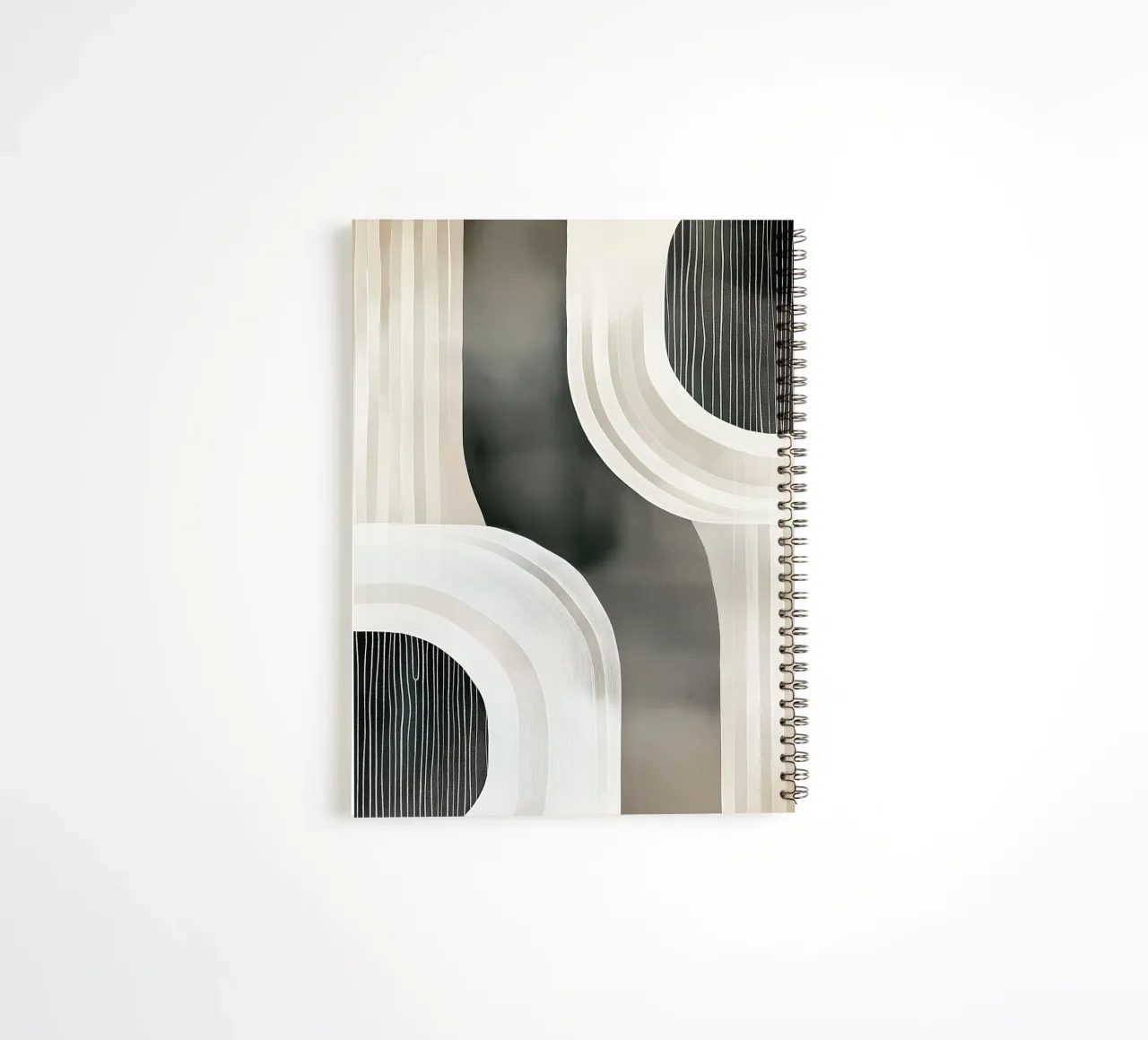 Abstract Bohemian spiral notebook by Imagine