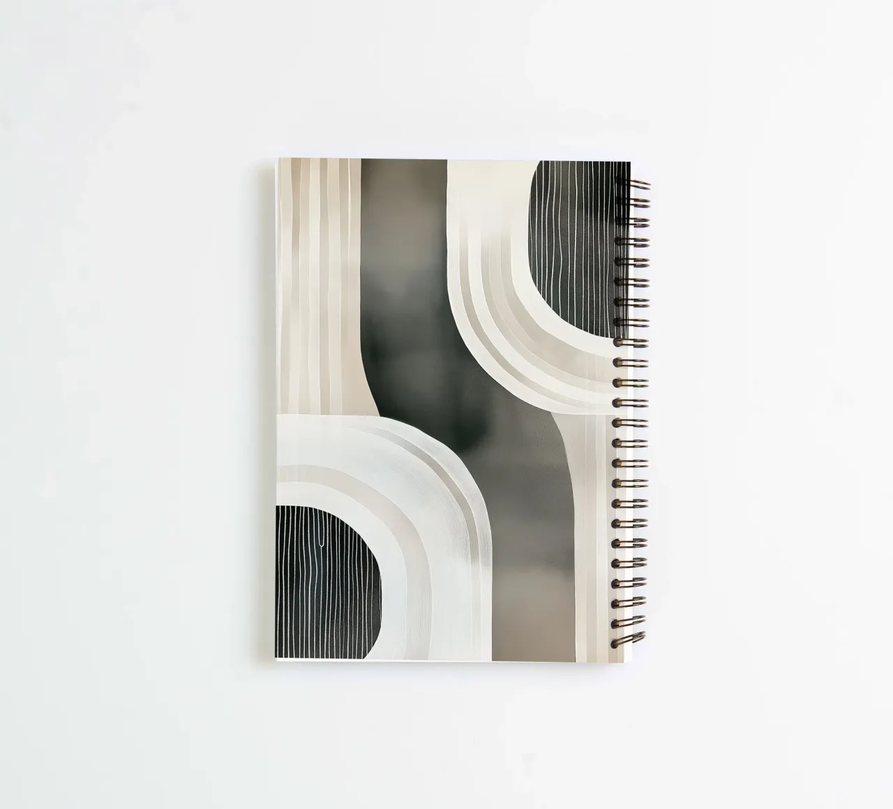 Abstract Bohemian spiral notebook by Imagine